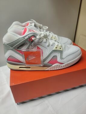 Nike White & Pink Athletic Sneakers